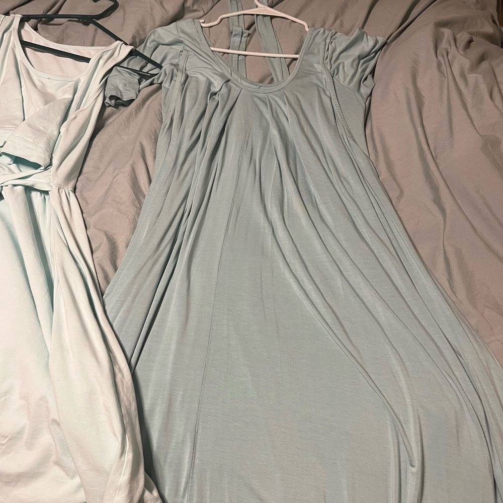 Latched Mama Flutter Sleeve Pleated Dress